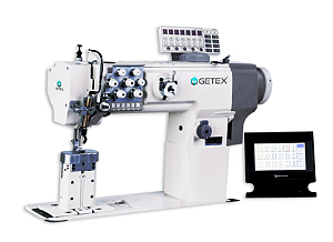 GE-1780B MAQUINA DE COSTURA INDUSTRIAL ELETRONICA DE COLUNA, PARA COSTURAS DECORATIVAS DE FECHAMENTOS