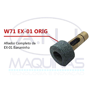 W71 - AFIADOR COMPLETO P/ MÁQUINA DE CORTE TIPO "BANANINHA" EX-01 - EXATA