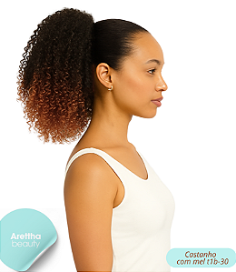 Rabo de Cavalo Cacheado curto - Jhennifer - Arettha