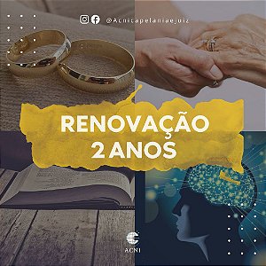Renovação da Credencial Capelania OU Juiz de paz- 2 Anos