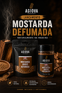 Mostarda Grãos Defumada