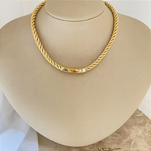 Colar 40Cm Cordão São Francisco Cubo