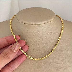 Colar 45Cm Cordão Baiano 3MM