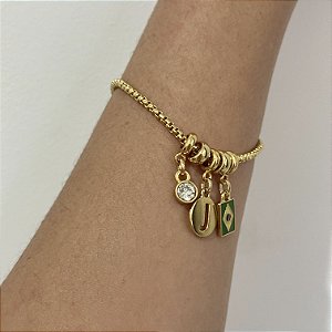 Pulseira Veneziana Inicial Brasil