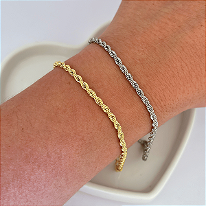 Pulseira Cordão Baiano 3mm