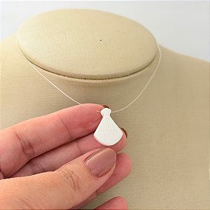 Choker 35cm Fio Nylon Nossa Senhora Aparecida