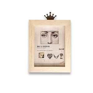 Quadro mini madeira clara 15x12 Ame o próximo...