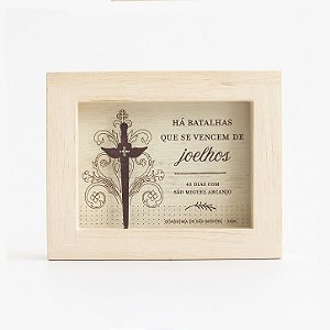 Quadro Marco de Fé Clássico - São Miguel