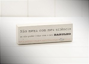 Mini bloco mad. clara "não mexa com meu..."