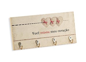 Porta chaves simp "você coisou meu coração..."