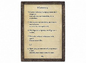 Quadro página bíblia g 1 corintios...