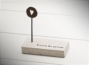 Mini escultura de mesa "eu preciso dizer..."