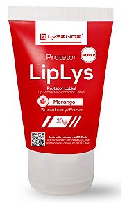 PROTETOR LABIAL - LIPLYS - ( MORANGO ) - LYSANDA