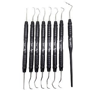 KIT PERIODONTIA COLORS - BLACK ( 08 UN ) ICE