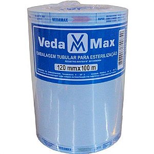 Rolo para Esterilização 12cm x 100m - Vedamax