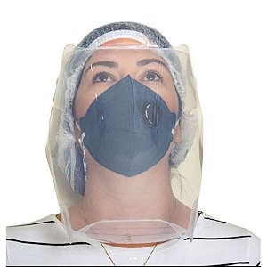 Máscara Protetora Facial Transparente com Elástico - Dello