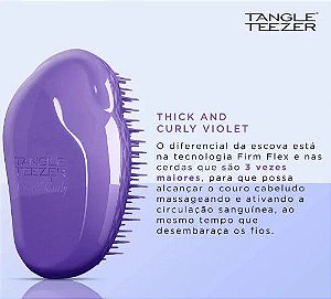 Escova Tangle Teezer The Original Thick and Curly Violet