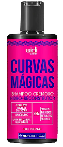 Curvas Mágicas Shampoo Cremoso Hidro-Reconstrutor 300ml - Widi Care