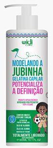 Modelando a Jubinha Gelatina Capilar Potencializa a Definição 300g - Widi Care