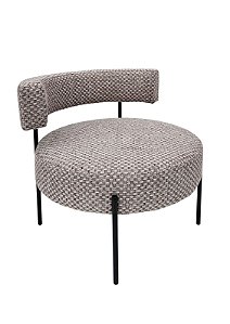 Poltrona Com Estofado Bouclé