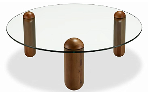 Mesa De Centro Pill Glass