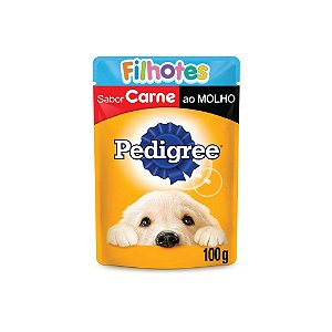 Pedigree Sachê Filhotes Carne 100g