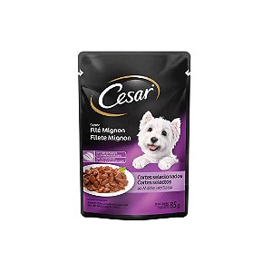 Whiskas Sachê Cesar Adulto Filé Mignon 85g