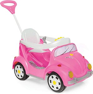 Carro Calesita Com Pedal Fouks Rosa