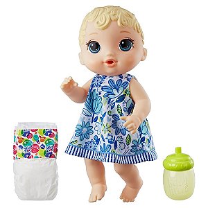 Boneca Hasbro Baby Alive Hora do Xixi Loira