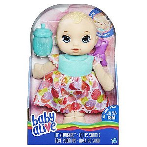 Boneca Hasbro B9720 Baby Alive Hora Sono