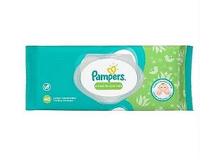 Lenço Umedecido Pampers Com 48 Unidades  Aloe Vera