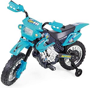 Motocross X-plast Eletrica Azul