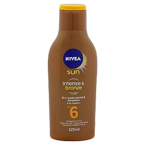 Loção Nivea Sun Intense & Bronze 125ml FPS6