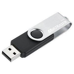 Pendrive Multilaser Twister 64GB PD590 Preto