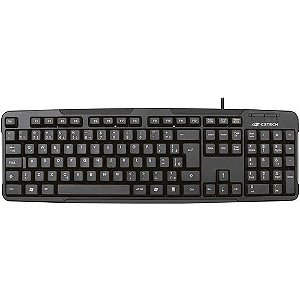 Teclado C3Tech C/ Fio USB KB-13BK Preto