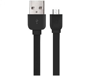 Cabo Micro USB Multilaser 5 Pinos Recarrega e Transfere Dados 1M WI325 Preto