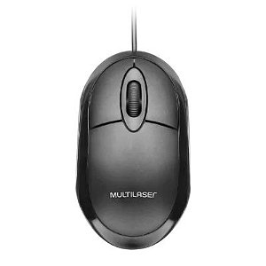 Mouse Box Óptico Multilaser Classic MO300 Preto