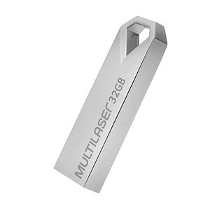 Pendrive Multilaser Diamond 32GB PD851 Metálico