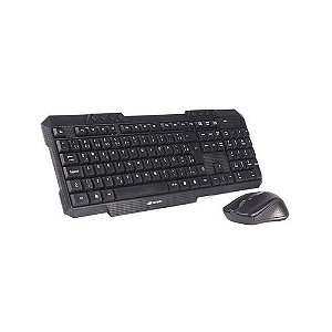 Kit Teclado e Mouse C3Tech S/ Fio K-W10BK Preto