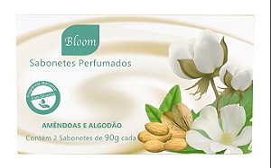 Kit Sabonete  Aromática 90g Com 2 Bloom Amêndoas e Algodão