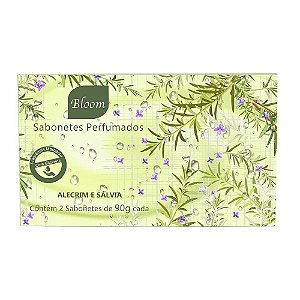 Kit Sabonete Aromática 90g Com 2 Bloom Alecrim