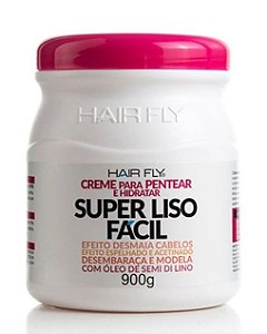 Creme De Pentear Hair Fly Super Liso Fácil 900ml