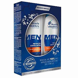 Kit Head & Shoulders Men Shampoo + Shampoo 200ml Contra Queda