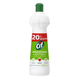 Limpador Cif 500ml Multiuso Antibacteriano 20% Grátis