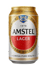 Cerveja Amstel 350ml Lata
