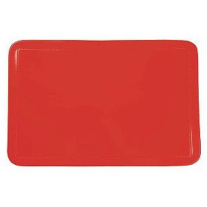 Americano Copa & Cia Pvc Color Retangular Vermelho