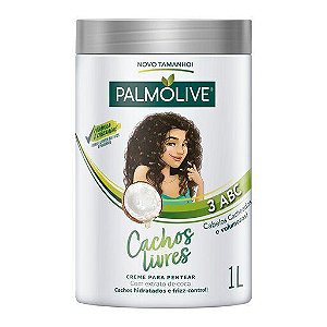 Creme De Pentear Palmolive Cachos Livres Coco 1L