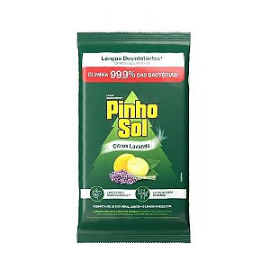 Lenços Desinfectante Pinho Sol Com 40 Fresh Lemo