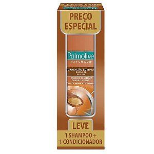 Kit Palmolive Shampoo + Condicionador 350ml Hidratação Luminosa