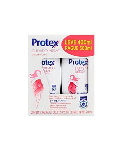 Kit Sabonete Líquido Íntimo Protex Com 2 Leve 400ml Pague 300ml